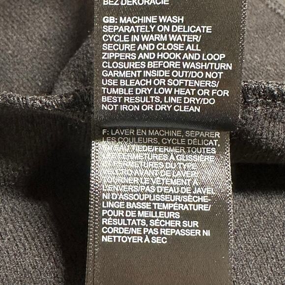 The North Face Top Womens Small Black Gray 1/4 Zip Pullover Long Sleeves‎ Active - Picture 9 of 11